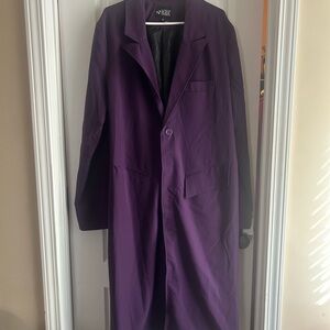 RUDE Deep Purple Coat XL